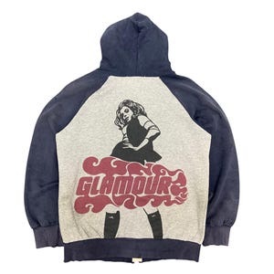90s HYSTERIC GLAMOUR パーカー Supreme HYSTERIC GLAMOUR Thermal Zip Up Hooded Sweatshirt (Supreme