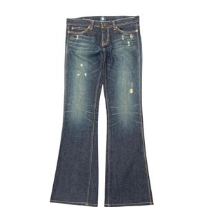 Edwin Flare Jeans - Etsy 00s archive EDWIN grunge flare denim y2k