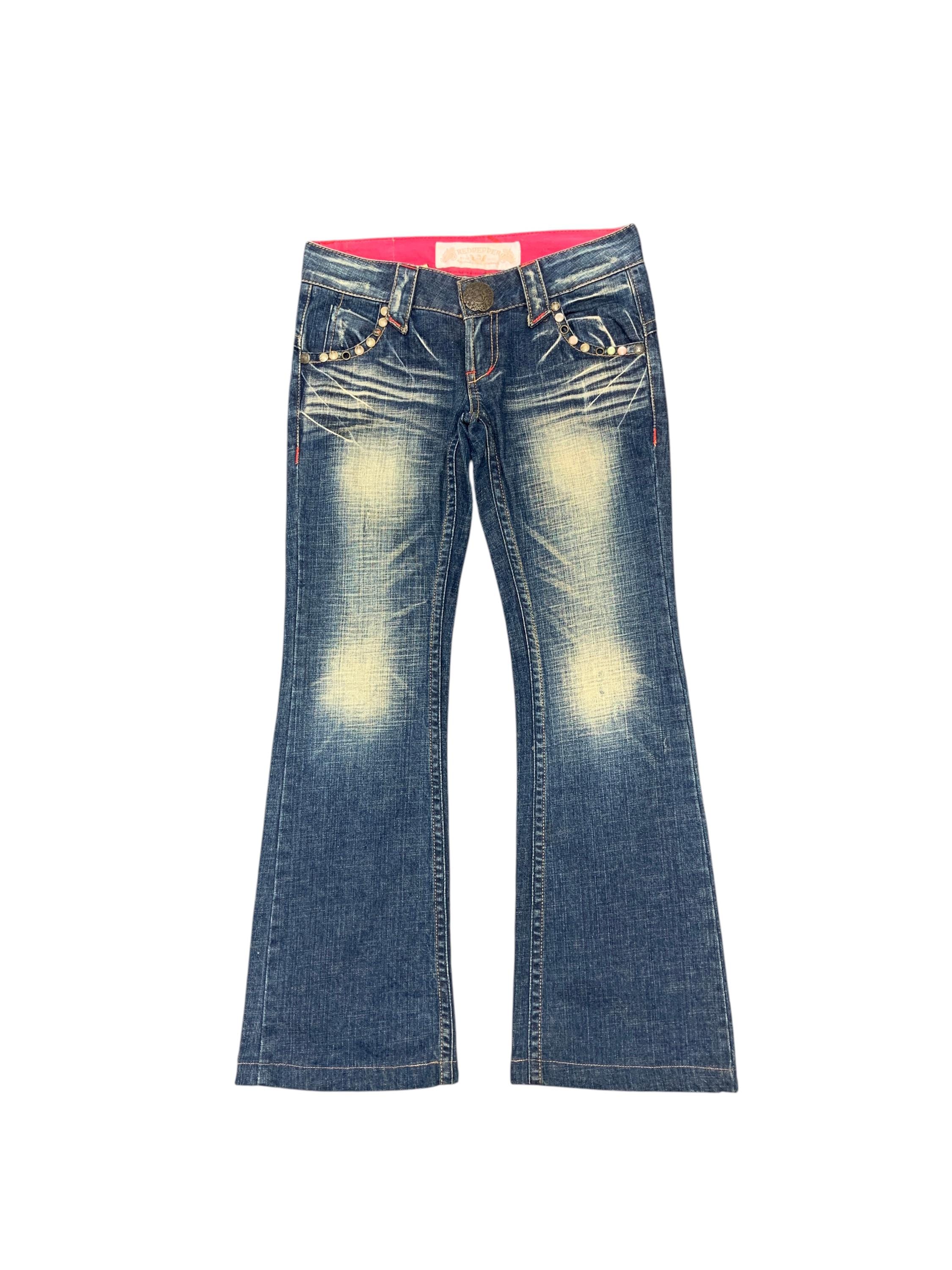 Red Pepper Jeans - Etsy Norway
