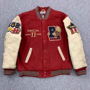 Leather Sleeve Letterman Jacket – Kater Shop