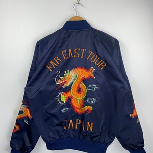 Vintage 90s Far East Tour Iwakuni Japan Sukajan Jacket - Etsy