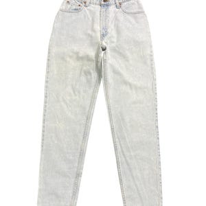 Size 26x31 Vintage 90s Levis 550 Stone Wash Relaxed Fit Light Wash Blue Jeans Mid Waisted Denim Mom Jeans 505 550 Boyfriend Jeans Faded Blue