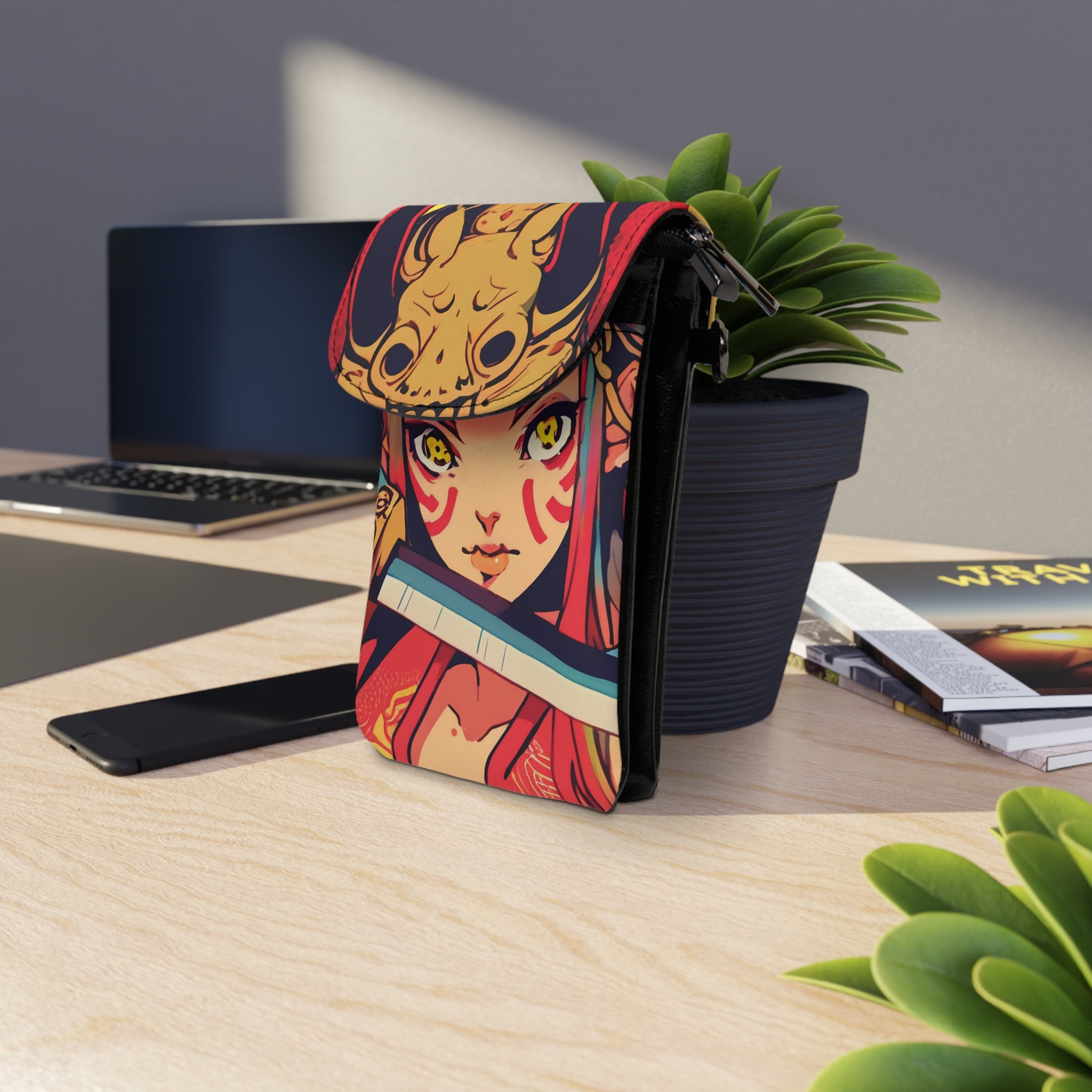 Portafoglio Clutch Demon Slayer Nezuko Con 12 Slot Per Carte E Spazio Monete - 4