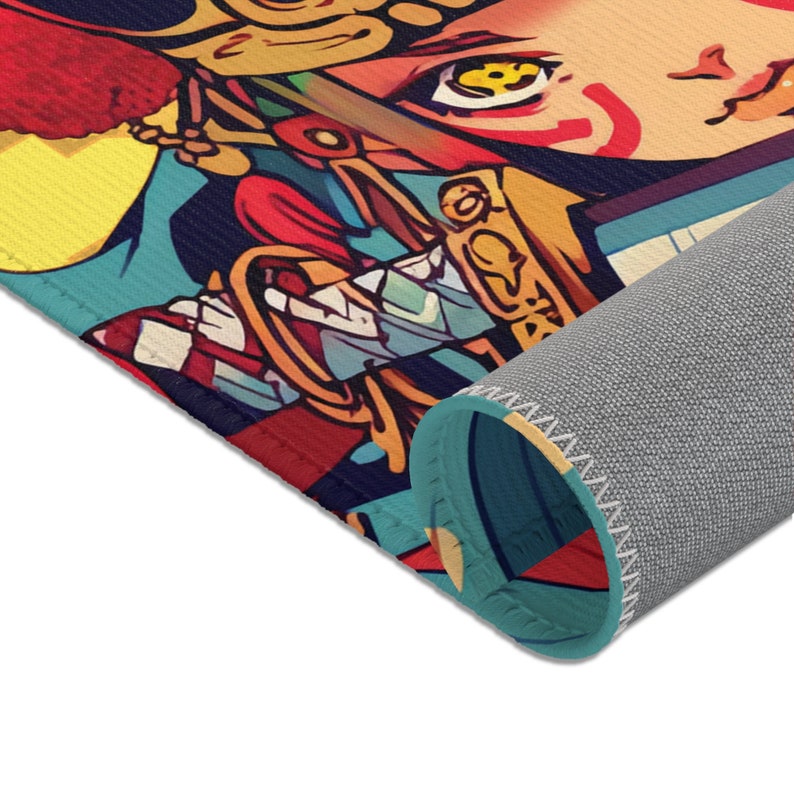 Hashira Rug Samurai Kawaii Anime Girl Rug Hashira Fan Art - Etsy