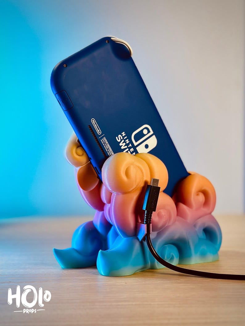 Nintendo Switch Lite Cloud Dock, Custom Display Stand, Charging Station ...