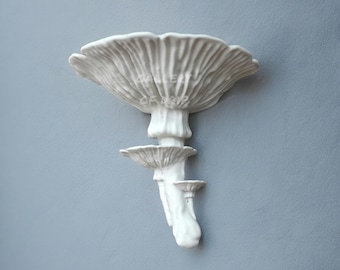 Decorative Mushroom Shelf | Amanita Fungus | Floating Display | Wall Mount | Hanging Decor, Bathroom, Entryway, Home, Office, Bedroom, Magic