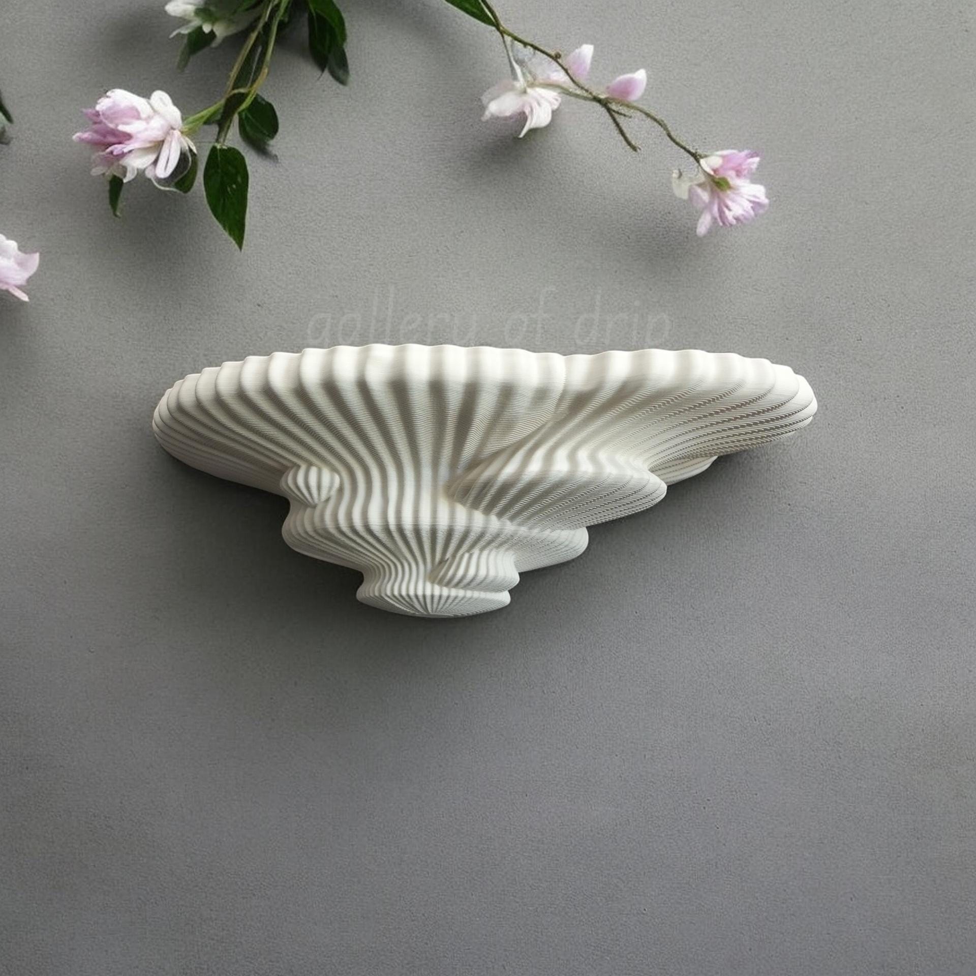 Decorative Mushroom Shelf, Tinder Fungus, Floating Display, Wall Mount, Hanging Decor, Bathroom, Entryway, Home, Office, Bedroom, Magic