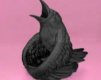 Raven Dice Tower | Crow, Bird | Dungeons and Dragons | DnD, D&D Accessories | Unique Gamer Gift, RPG, TTRPG, Custom Table Top Board, Forest