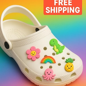 PVC clog Charms - Rubber Shoe Charms - Custom PVC Shoe charms, Made To Order - Free Samples