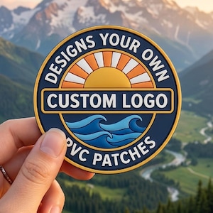 Parche moral de PVC personalizado: gancho y bucle, hecho a pedido