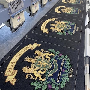 Custom Embroidered Biker Patch – Large Motorcycle Club Emblem (14" Inches)