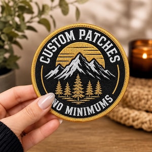 Custom Embroidered Patches – Iron-On Sew-On Logo Apparel - Custom Logo Patches - Patches For Events
