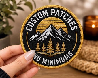 Custom Embroidered Patches – Iron-On Sew-On Logo Apparel - Custom Logo Patches - Patches For Events