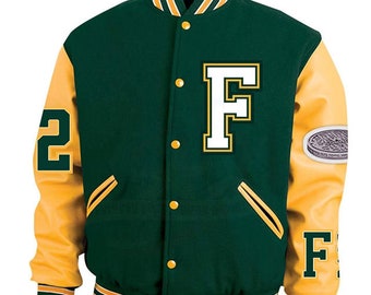 Aangepaste Letterman Varsity-jassen voor sportteam- en honkbalteamjassen, korting op bulkbestellingen, gratis verzending