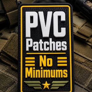 Parche de PVC personalizado - Sin pedido mínimo - Cierre de velcro, hecho a medida