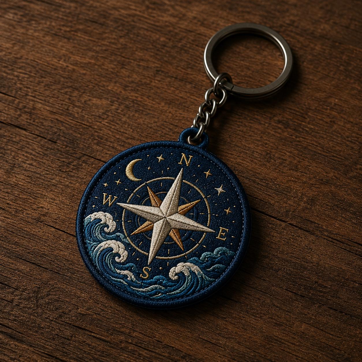 Embroidered Keychain: Custom Logo Key Tag, Remove Before Flight - Etsy