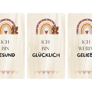 Cartes d'affirmation bohème