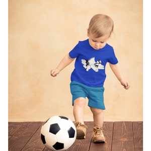 Human eye and hand, T-shirt Black and white graphy Infant Fine Jersey Tee