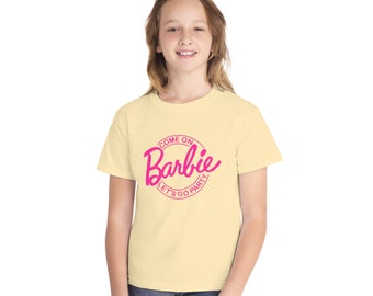 Come On Barbie Lets Go Party Youth Midweight Tee Short Sleeve Pullover