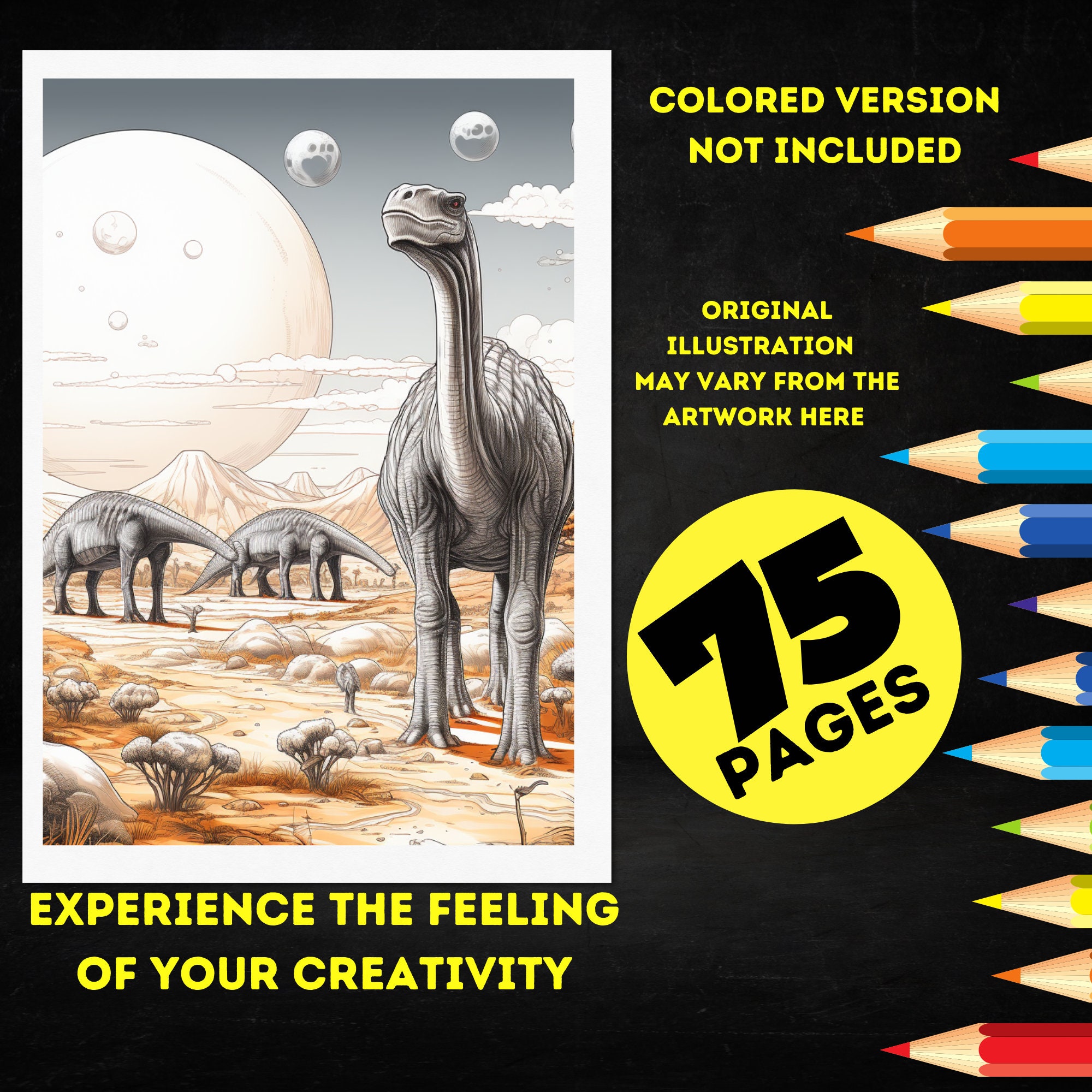 75 Coloring Pages Dinosaurs in Space Coloring Pages Adults Coloring