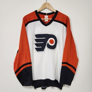 Vintage Philadelphia Flyers CCM NHL Hockey Jersey Made in Canada / Size Large
