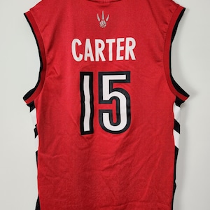 Vintage Toronto Raptors #15 Vince Carter NBA Basketball Jersey Reebok / Size Medium