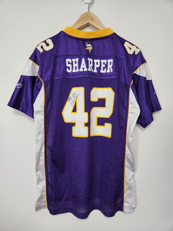 Autographed Vintage Minnesota Vikings 42 Darren Sharper Signed NFL Football Jersey Size Youth XL Etsy UK