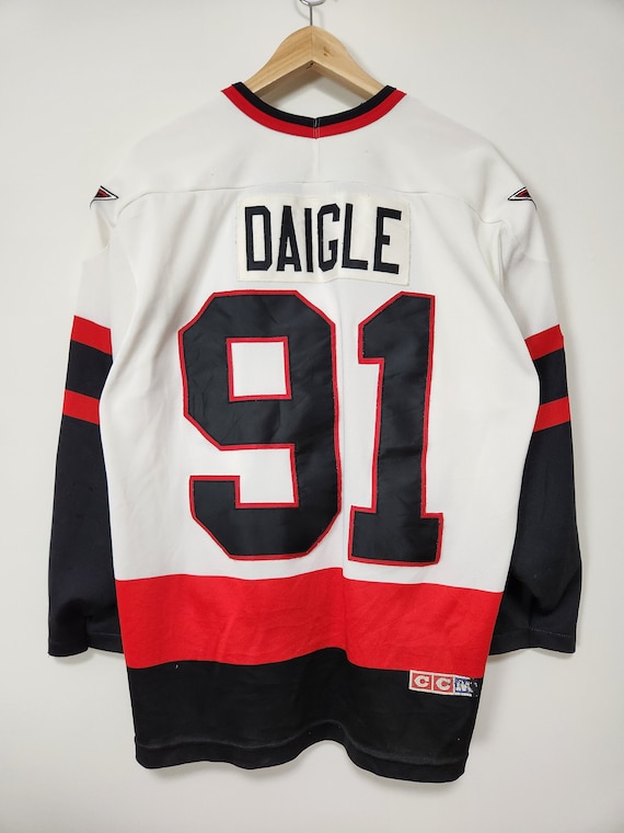 Vintage Ottawa Senators 91 Alexandre Daigle NHL Hockey Jersey CCM Made in Canada Size Large Etsy Canada