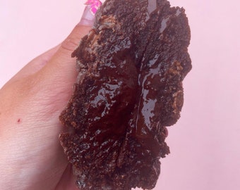 Geschmolzener Lava-Schokoladenkeks Rezept | Hausgemachte Gourmet Kekse | Teacake Keks | Baked Easy Rezept PDF