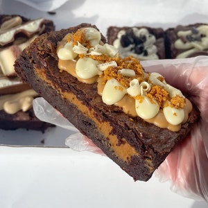 Ultimate Biscoff Brownie Recipe | Gourmet Brownie Recipe | Baked Easy Recipe PDF | Homemade Brownies | Stuffed Brownies | Baked Goods
