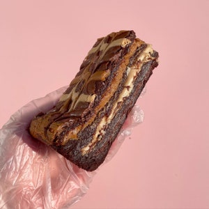 Triple Layer Brownie Recipe | Homemade Gourmet Brownies | Baked Easy PDF Recipe