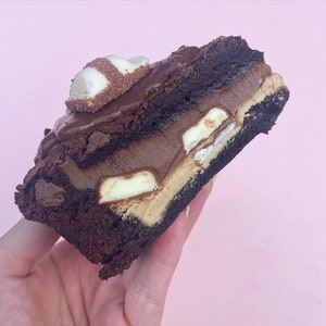 Kinder Brownie Pie Recipe | Gourmet Homemade Brownies | Baked Recipe PDF | Baked Goods
