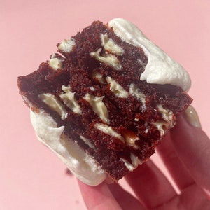 Red Velvet Brownie Recipe | Homemade Gourmet Brownies | Baked Easy Recipe PDF | Food Recipes