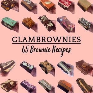 65 BROWNIE RECIPES | TikTok Viral Brownies | Gourmet Recipe DIY Baked Dessert Stuffed Chewy Homemade Bakery Digital Baking Recipes Ebook Pdf