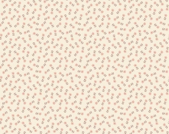 Blush and Butterscotch Riley Blake Design Fabrics Floral Mini Ditsy Floral Print Flowers Cream  background Tiny Flowers RP-15590-40