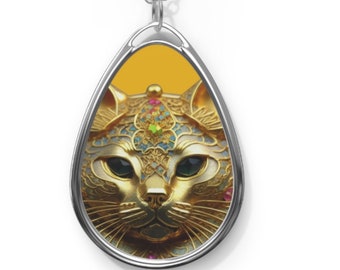 Egyptian Cat Jewelry Necklace Pendant - Share Your Love for Cats with Stylish Cat gift Jewelry!