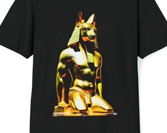 Good omens Anubis good luck t shirt Anubis Egyptian God workout shirt protector of Kings gift for Egypt enthusiast good luck gift