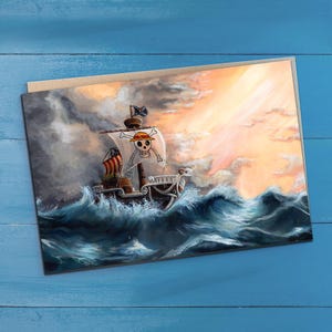 One Piece Art Poster: Going Merry A3 Art Print on 200gsm paper