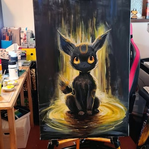 Beauftragen Sie Ihr eigenes Original Acrylbild - Pokemon Fan Art bei einem Fantasy Künstler