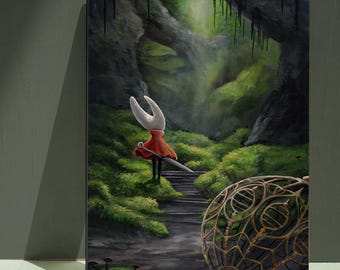Silksong Hollow Knight: Getingkonsttryck 29 x 21 cm (DIN A4) på 200gsm papper.