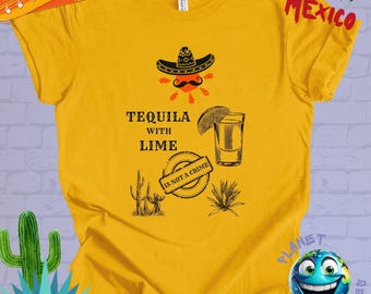 テキーラ愛好家シャツ | おもしろテキーラTシャツ | マルガリータグラフィックTシャツ | テキーラパーティーTシャツ | テキーラファンに最適なギフト