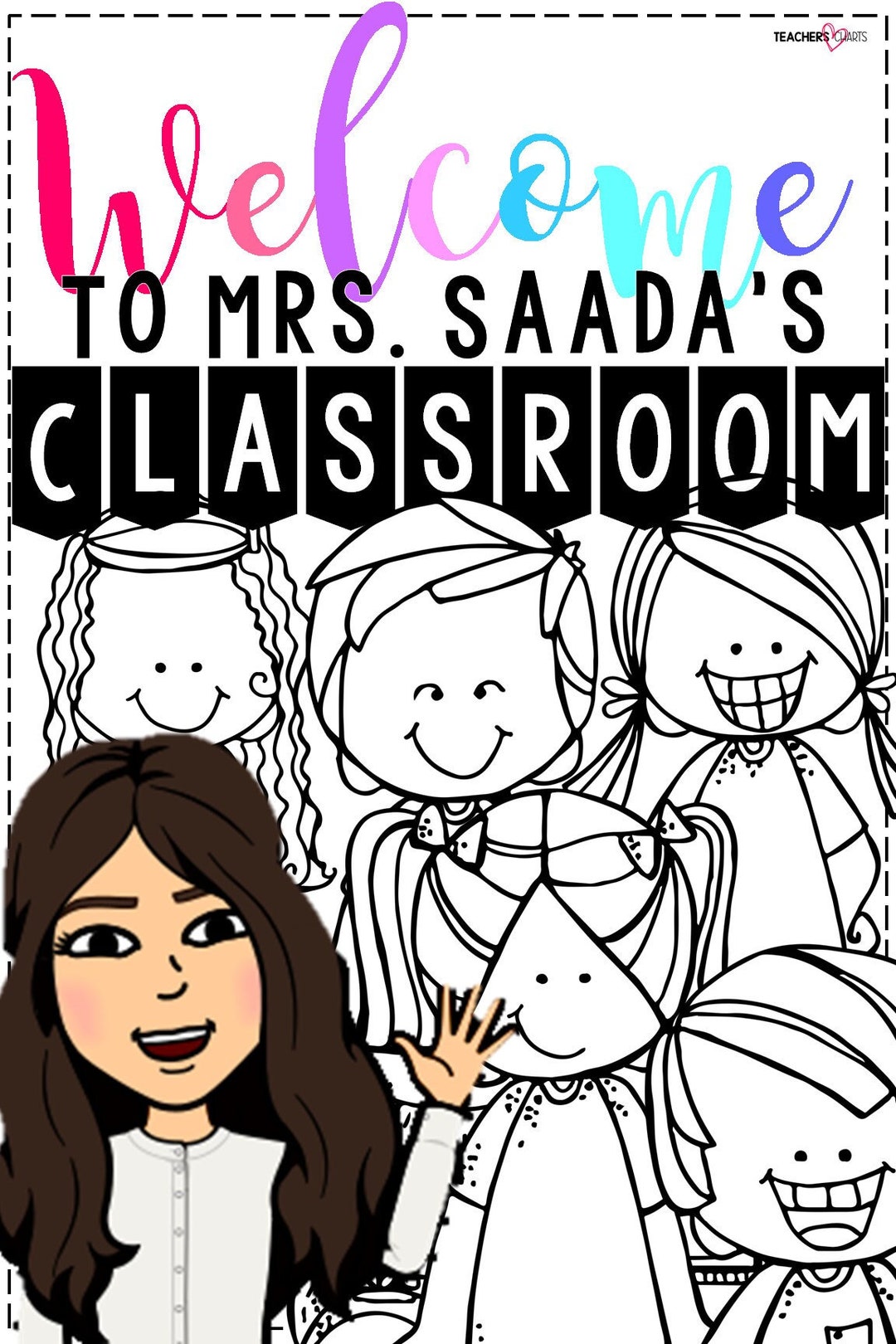 Personalized Welcome to Our Classroom Anchor Chart- Tangible Item - Etsy