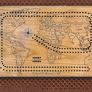Cribbage - wereldkaart