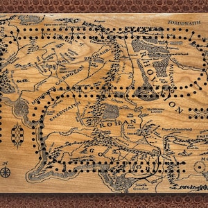 Mapa del Cribbage Hobbit