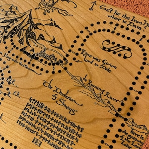 Cribbage del Hobbit - Mapa de Thror - ESDLA