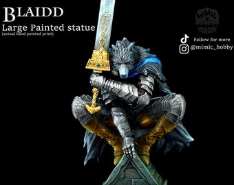 Blaidd Statue or Model Kit - Elden Ring - Figurine - Hand painted or unpainted options - Gift for Gamers - Dark Souls - Fantasy