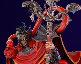Messmer the Impaler - Statue or Model Kit - Elden Ring - Large Display Figurine - Hand Painted or Unpainted - Gift for Gamers - Dark Souls