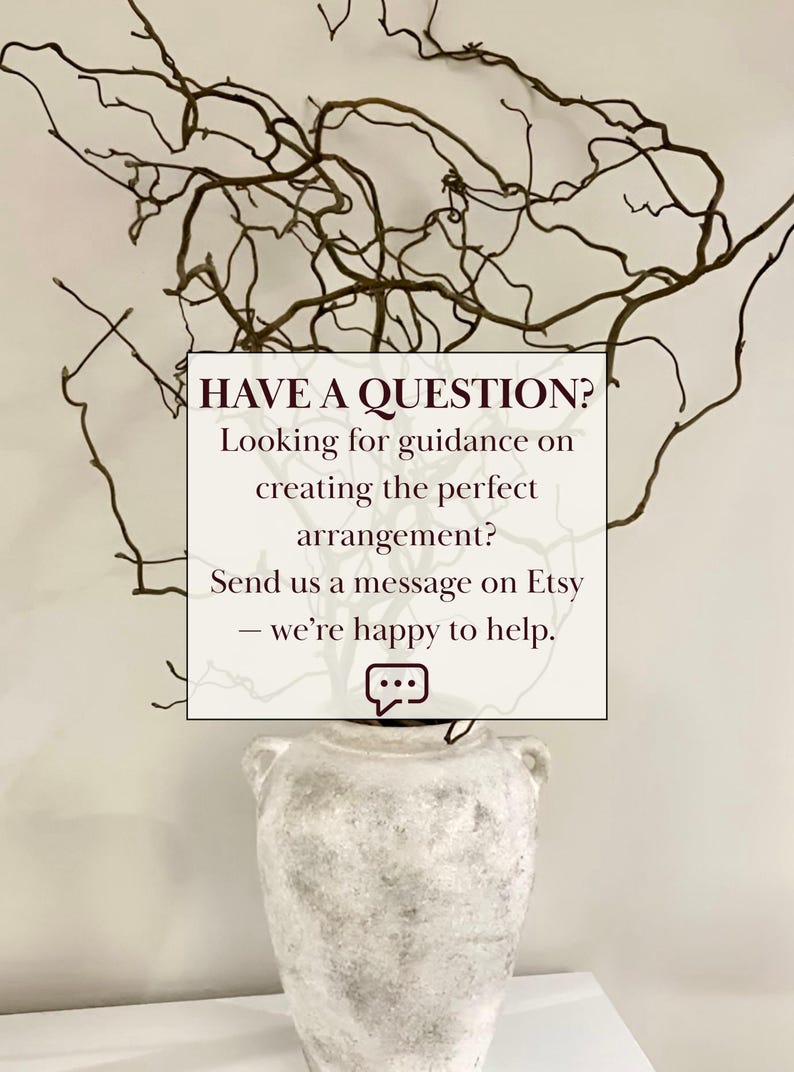 Real Decorative Dried Corylus Branches Wabi Sabi Twigs for Vase, Japandi Twisted Hazel Contorted Branches, Curly Rustic Twig Branch Decor image 17
