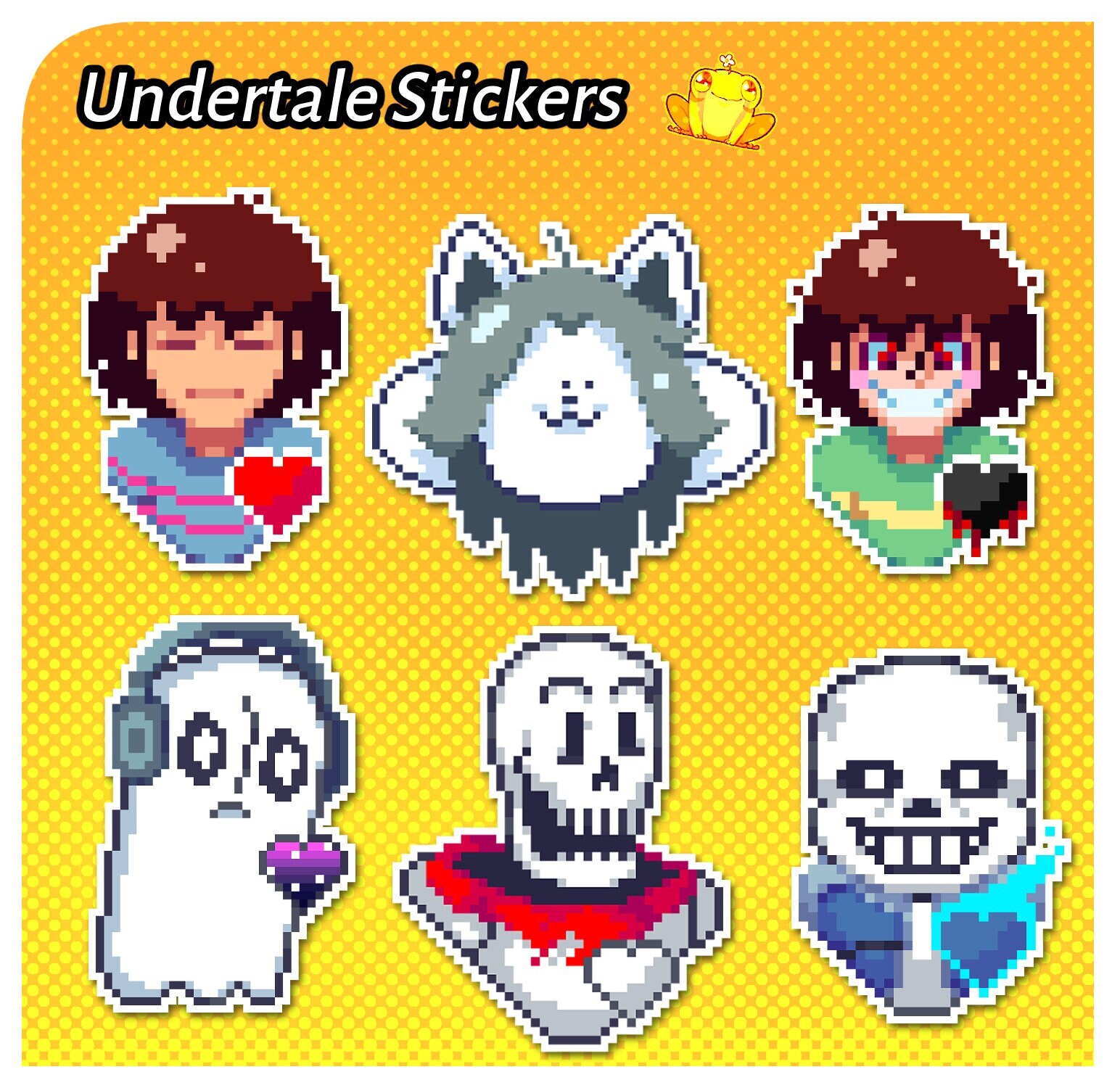 Undertale Perlers Sans Papyrus Temmie Annoying Dog. Wall -  Sweden