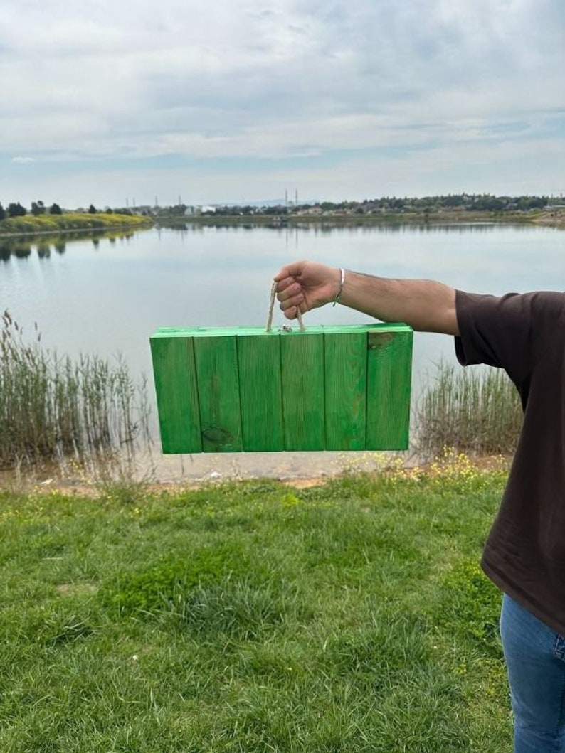 Boho Picnic Table Natural Wood Table Handmade Wood Table Etsy